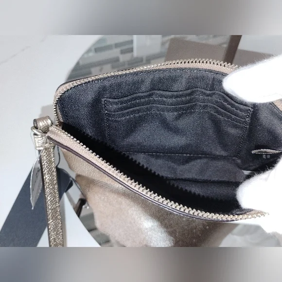 Coach Wristlet - Shimmering Gold - Picture 6 of 7